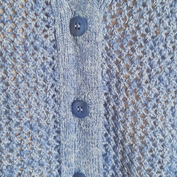 Talbots Petites Cotton Sleeveless Cardigan Sweater Vest Size Small P - Picture 5 of 6